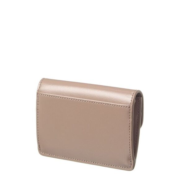 Celine Triomphe Flap Leather Card Case, Grey - Picture 2 of 3